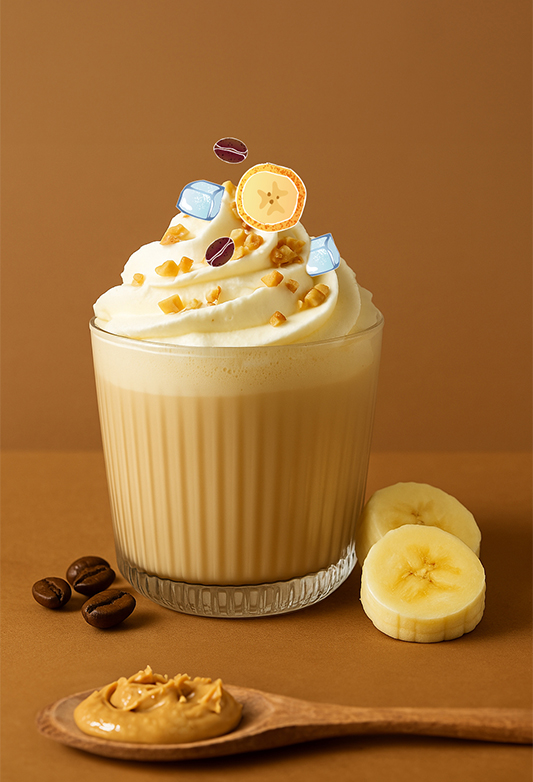 Banana Peanut Frappé